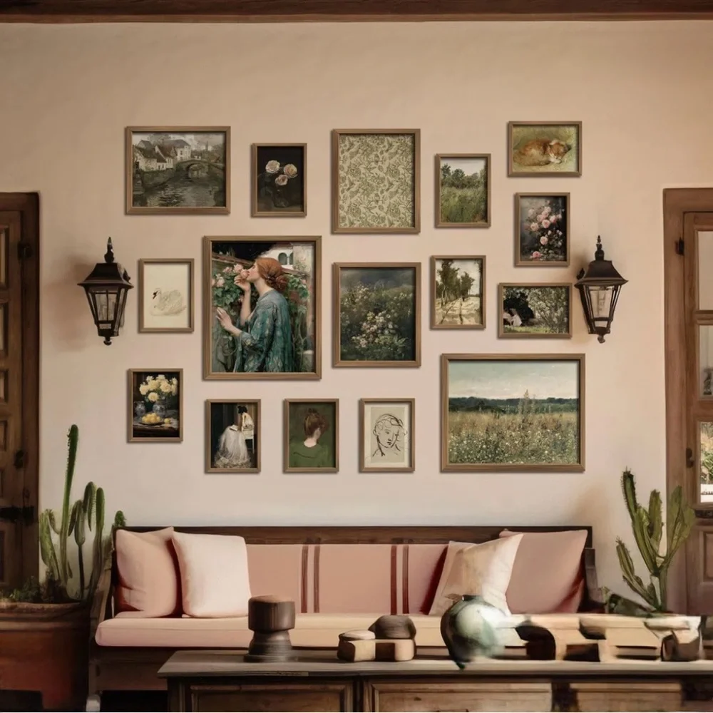 SOLD • Framed Dried Flower and Butterfly Collage Decoupage Small - Picture 12 of 12